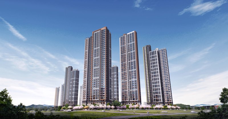 원주역 우미린 더 스텔라 투시도. 우미건설 제공