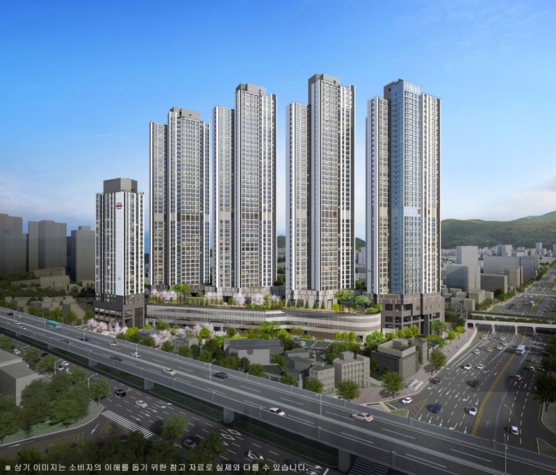 '서면 어반센트 데시앙' 투시도. <span id='_stock_code_009410' data-stockcode='009410'>태영건설</span> 제공