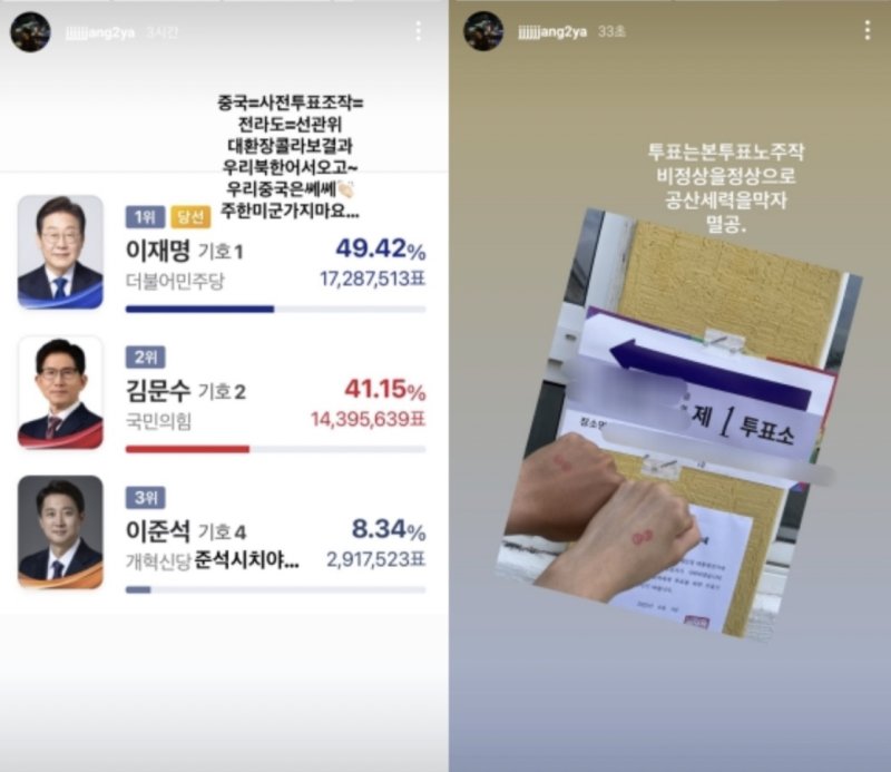 장채환 선수의 인스타그램 게시물. &#x2F;사진&#x3D;장채환 인스타그램 캡처, 뉴시스