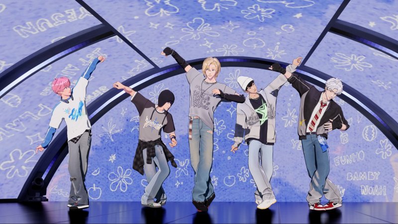 버추얼 아이돌 그룹 플레이브가 지난 6월 17일 도쿄에서 열린 일본 데뷔 쇼케이스 무대에 섰다. 블래스트 제공