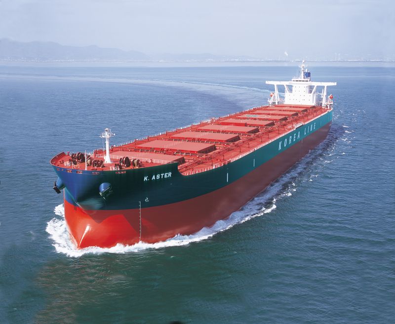 <span id='_stock_code_005880' data-stockcode='005880'>대한해운</span> 벌크선 케이 아스터(K.ASTER)호. SM그룹 제공