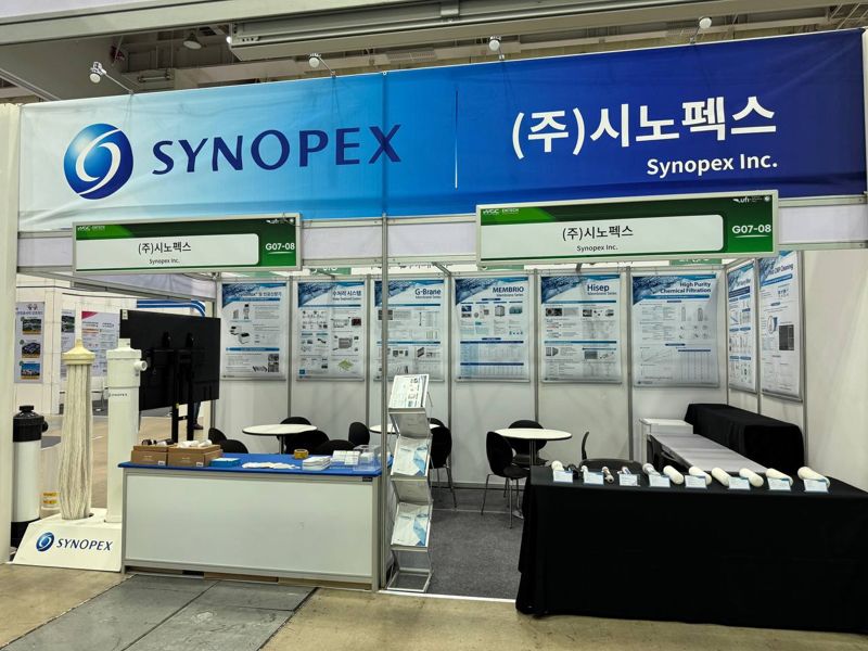 ENTECH2025 부스사진. <span id='_stock_code_025320' data-stockcode='025320'>시노펙스</span> 제공
