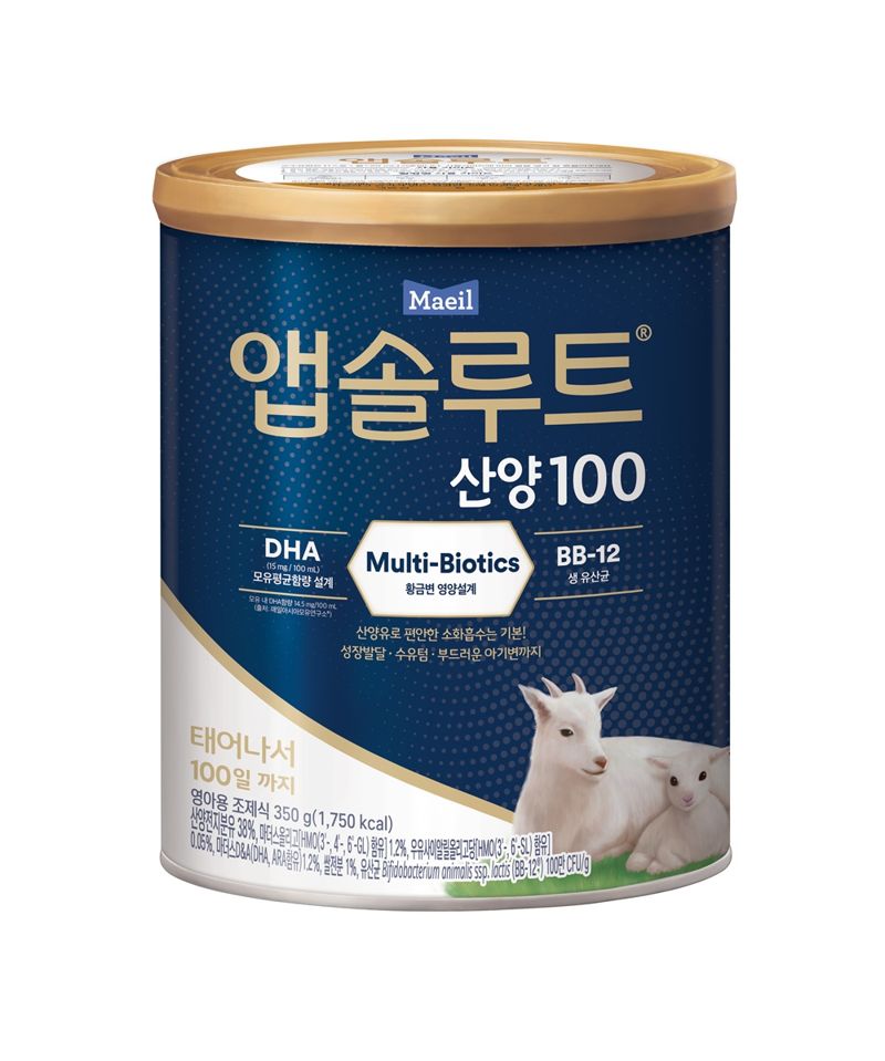 <span id='_stock_code_267980' data-stockcode='267980'>매일유업</span> 앱솔루트 산양100. 매일유업 제공 