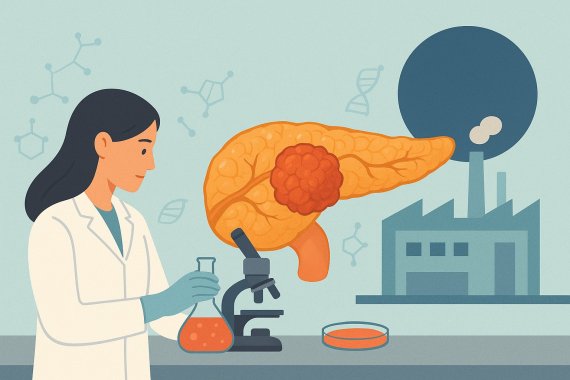 미충족 수요가 큰 고형암 치료를 위해 제약·바이오 업계가 신약 개발에 박차를 가하고 있다. 챗지피티 이미지 생성