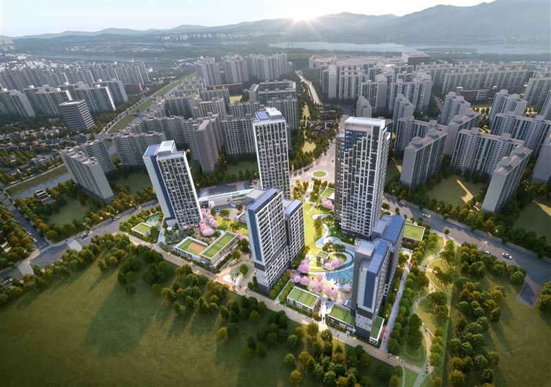 경기 하산시 교산 A1블록. 동부건설 제공