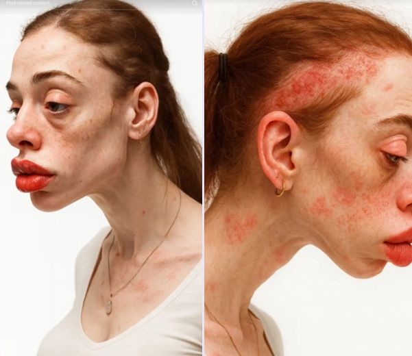 미국 온라인 게임 사이트 '카지노'가 장시간 휴대전화를 보는 인플루언서의 2050년 모습을 예측해 공개했다. /사진=카지노 홈페이지