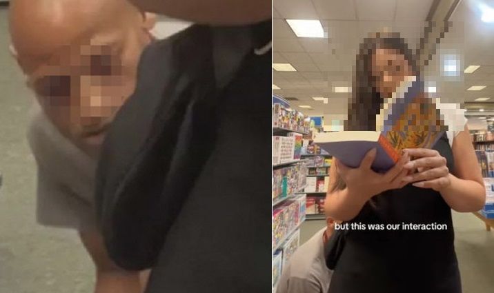일면식 없는 여성을 뒤쫓은 뒤 엉덩이 냄새를 맡은 남성이 경찰에 붙잡혔다. 출처=틱톡 갈무리