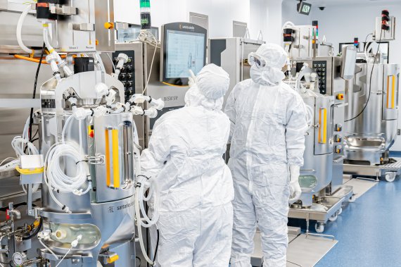 <span id='_stock_code_085660' data-stockcode='085660'>차바이오텍</span> 자회사 마티카바이오 내부 CDMO시설 사진. 차바이오텍 제공.