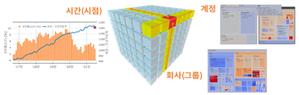 금융감독원 동적 시각화 분석시스템(DIVA). 금감원 제공.