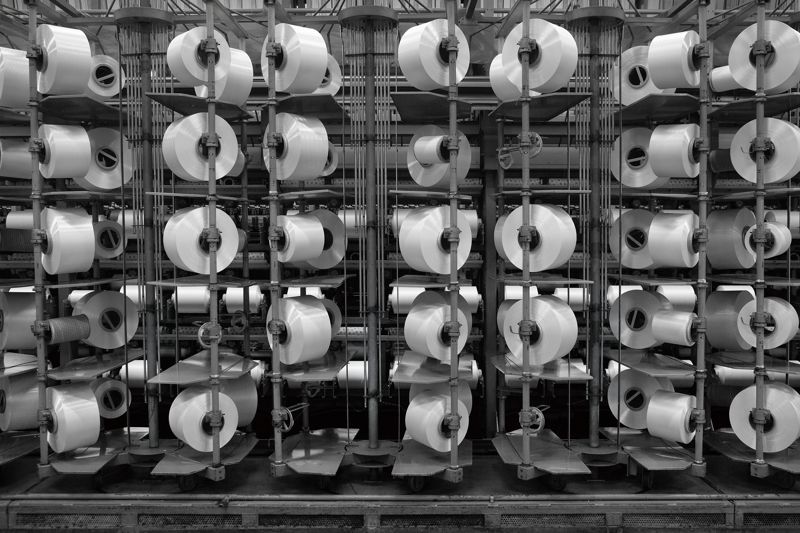 <span id='_stock_code_298020' data-stockcode='298020'>효성티앤씨</span> 구미공장에서 생산되고 있는 친환경 섬유 리젠 폴리에스터 이미지. 효성티앤씨 제공