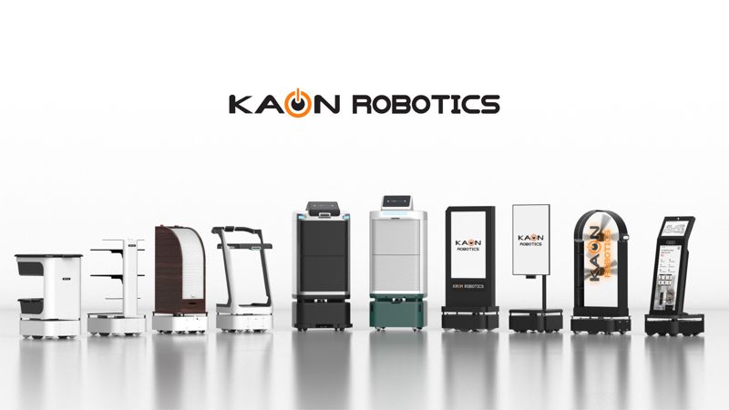 가온로보틱스 로봇 라인업. <span id='_stock_code_078890' data-stockcode='078890'>가온그룹</span> 제공