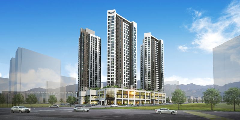 서울 중랑구 '상봉 센트럴 아이파크' 투시도. <span id='_stock_code_294870' data-stockcode='294870'>HDC현대산업개발</span> 제공