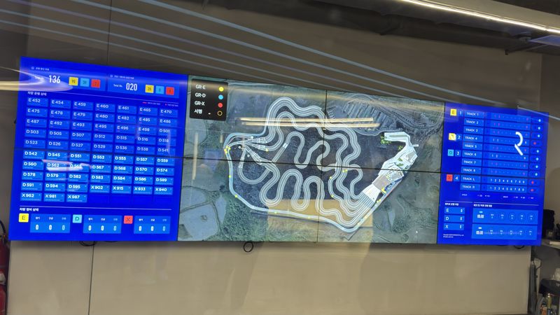 9.81파크 제주 내 관제실 모습. 사진&#x3D;신지민 기자