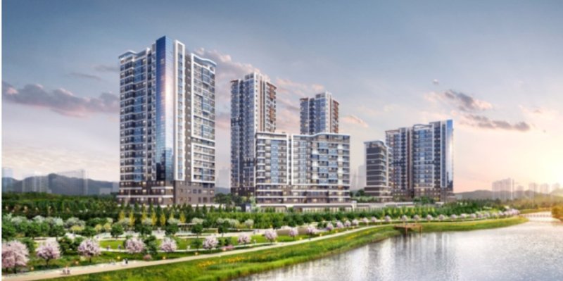 서울 송파 '위례 리슈빌 퍼스트 클래스' 투시도. 계룡건설 제공