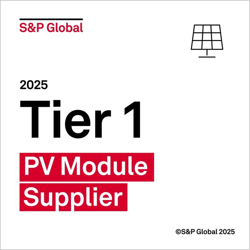 글로벌 신용평가사 S&P글로벌의 '2025 1등급 클린테크 기업(Tier1 Cleantech Company) 인장 이미지. <span id='_stock_code_009830' data-stockcode='009830'>한화솔루션</span> 제공