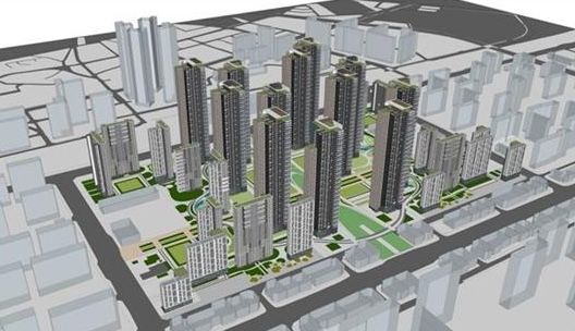 일산 후곡마을 통합재건축 조감도. <span id='_stock_code_034830' data-stockcode='034830'>한국토지신탁</span> 제공