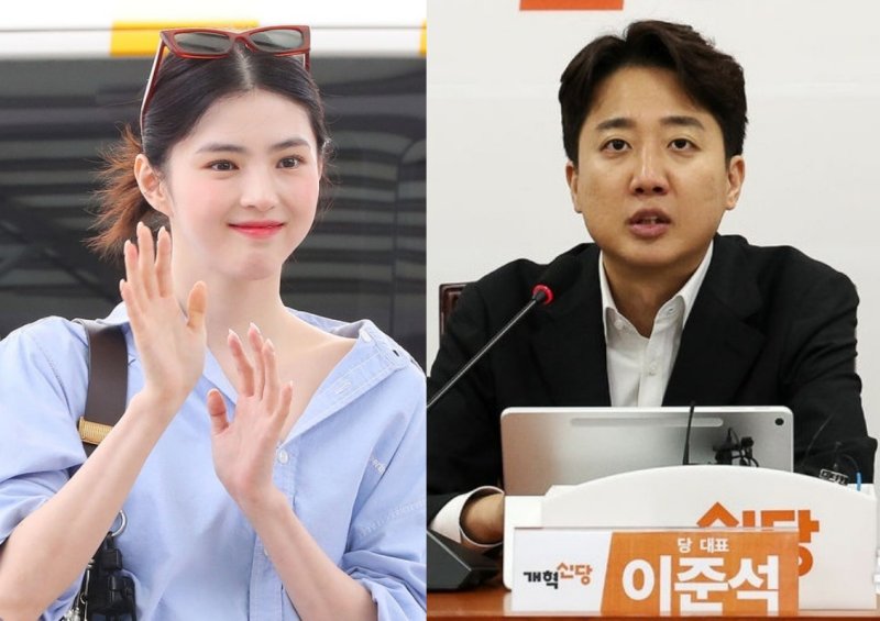 [서울&#x3D;뉴시스] 왼쪽부터 한소희, 이준석 개혁신당 대표. (사진&#x3D;뉴시스 DB) 2025.10.07. photo@newsis.com *재판매 및 DB 금지 &#x2F;사진&#x3D;뉴시스