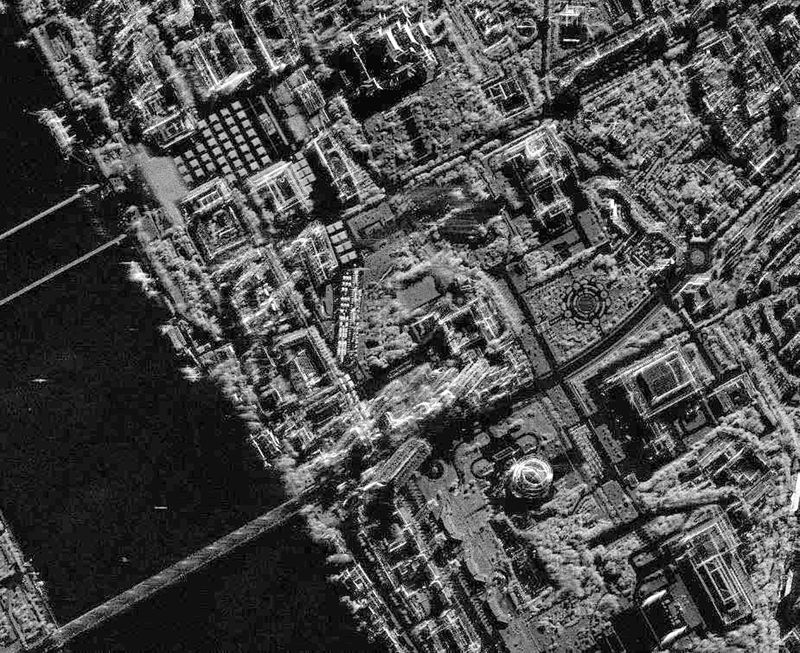 국회 국방위 소속 국민의힘 유용원 의원실은 미국 초소형 SAR(합성개구레이더) 위성 스타트업체 ‘엄브라’로부터 위성사진을 입수·공개했다. 엄브라는 최대 16㎝급의 세계 최고 해상도를 가진 초소형 SAR 위성을 운용 중이다. 엄브라·유용원 의원실 제공