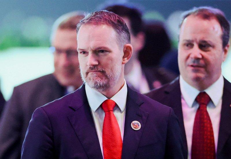 미국의 제이미슨 그리어 미국무역대표부(USTR) 대표가 지난달 24일 말레이시아 쿠알라룸푸르에서 아세안(ASEAN) 경제장관에 도착하고 있다.로이터연합뉴스