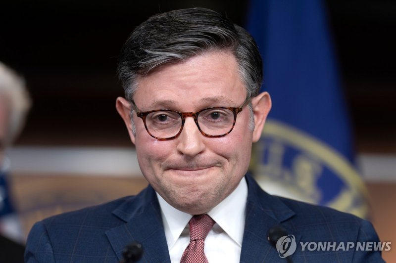 마이크 존슨 미 하원 의장. 연합뉴스