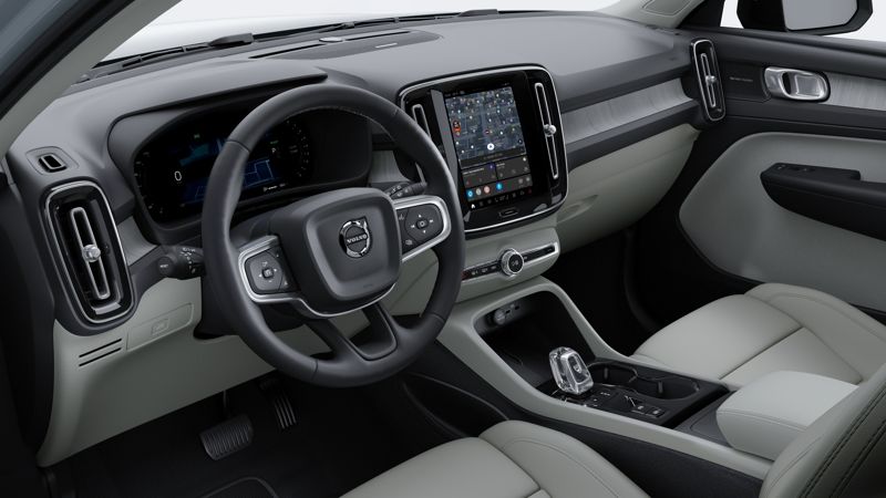 볼보자동차코리아 출시한 'XC40' 2026년식 모델의 스티어링 휠. 사진=볼보자동차코리아 제공