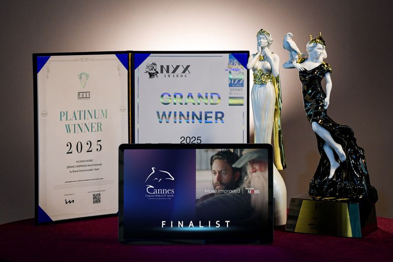 현대모비스 글로벌 SNS 콘텐츠 'Move Improved'가 깐느 기업광고제를 포함해 올해 글로벌 광고제 3관왕을 달성했다. 사진=현대모비스 제공