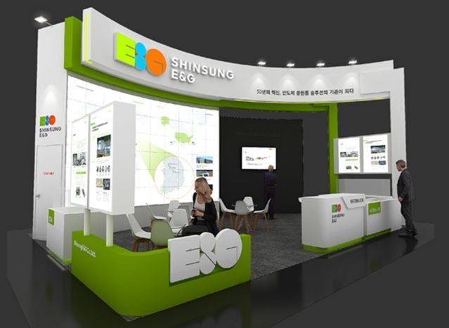 <span id='_stock_code_011930' data-stockcode='011930'><span id='_stock_code_011930' data-stockcode='011930'>신성이엔지</span></span> &#39;반도체 대전 2025&#39; 부스 조감도. 신성이엔지 제공