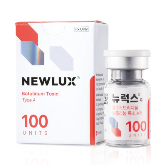 뉴럭스 100단위. <span id='_stock_code_086900' data-stockcode='086900'>메디톡스</span> 제공