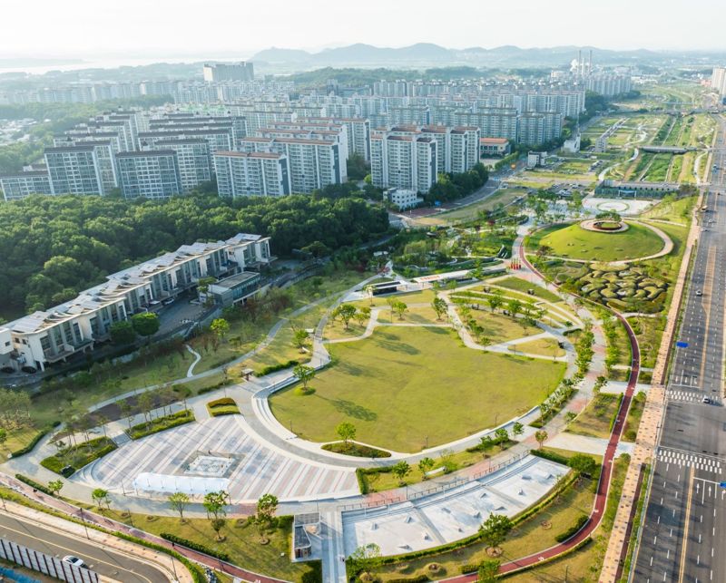 LH 파주가든(파주운정 중앙공원) 전경. LH 제공