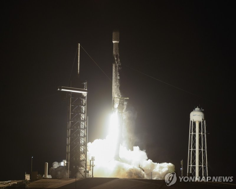 지난 1월 15일 스페이스X 로켓에 실려 발사된 달 착륙선 &#39;블루 고스트&#39;. 연합뉴스