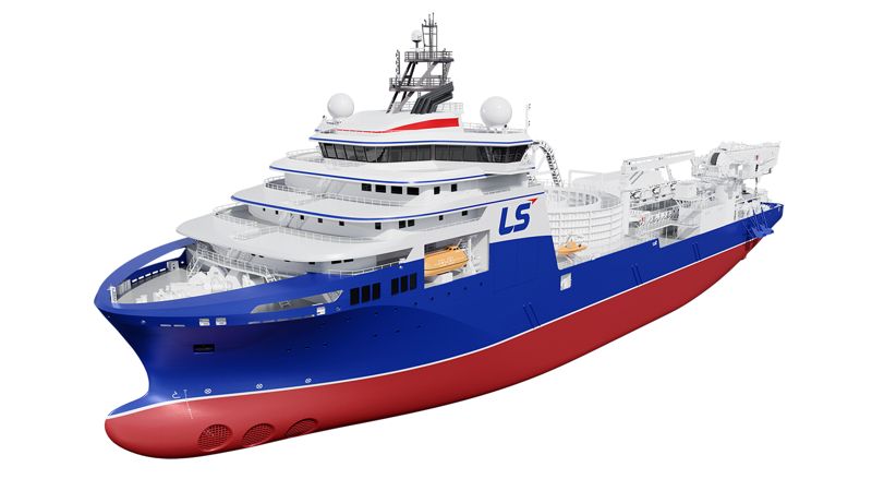 LS마린솔루션 신규 포설선 조감도. LS전선 제공