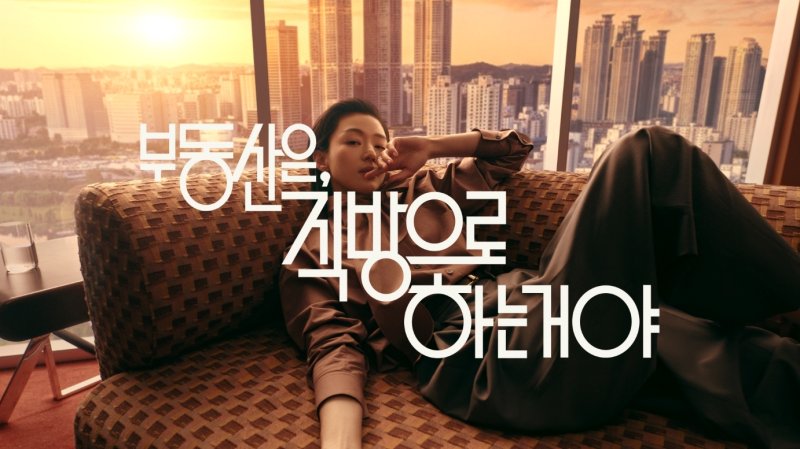 배우 전지현이 출연한 직방 브랜드 캠페인. <span id='_stock_code_030000' data-stockcode='030000'>제일기획</span> 제공