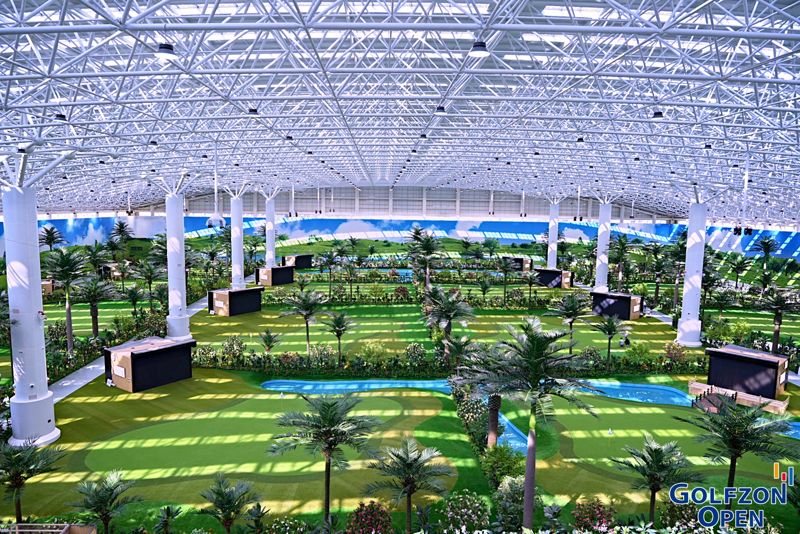 골프존 시티골프 중국 2호 연길점 전경. 골프존 제공