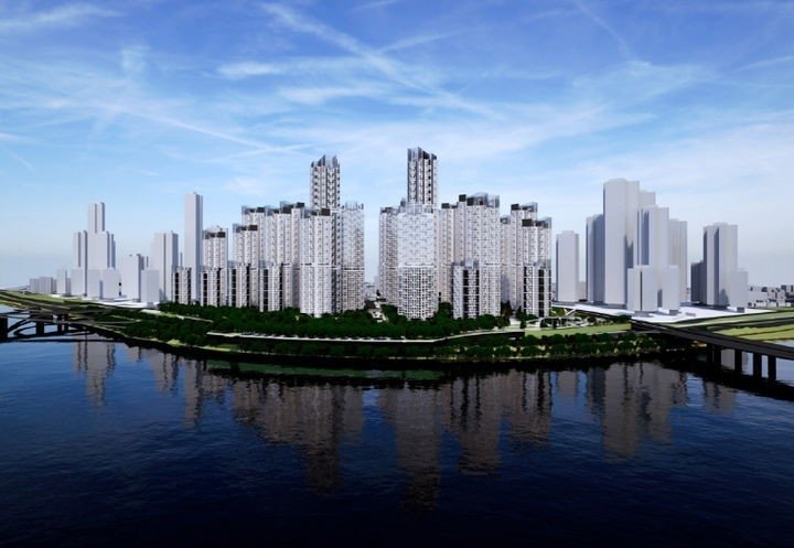 압구정3구역 재건축 정비사업 투시도. 서울시 제공