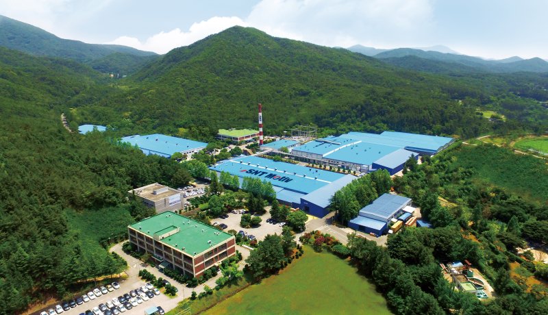 부산 기장군 <span id='_stock_code_064960' data-stockcode='064960'>SNT모티브</span> 전경. SNT모티브 제공 