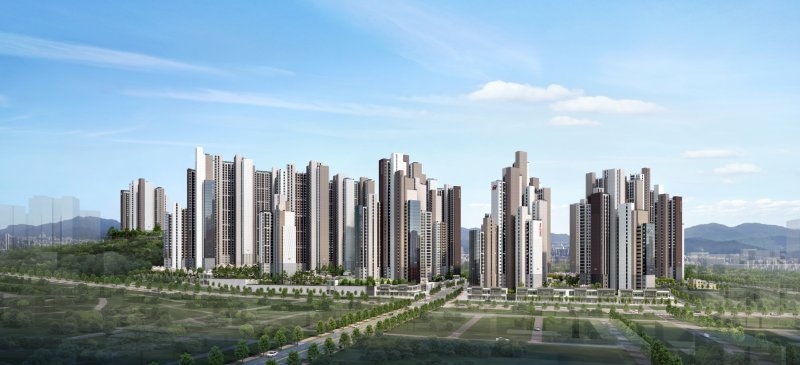 경기 광명시 '힐스테이트 광명11' 투시도. 현대건설 제공
