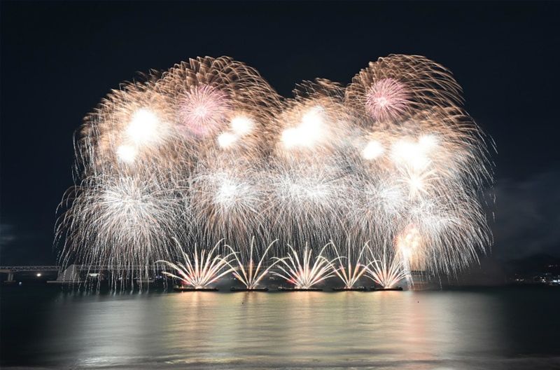 지난해 11월 부산 광안리해수욕장 일대에서 열린 ‘제19회 부산불꽃축제’ 현장. 부산시 제공