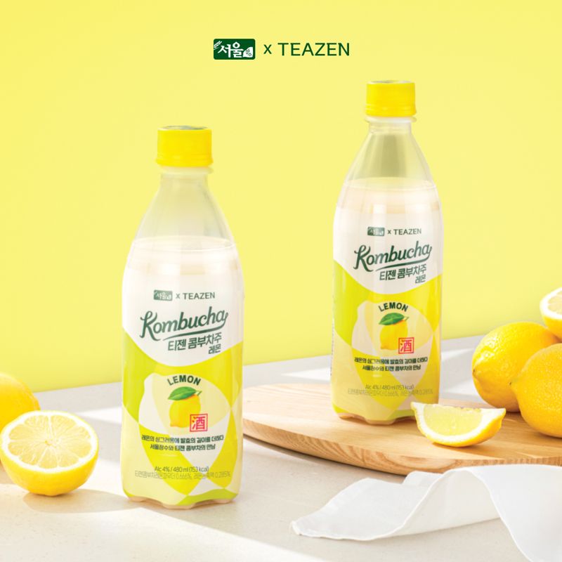 티젠 콤부차주 레몬 제품. 티젠 제공