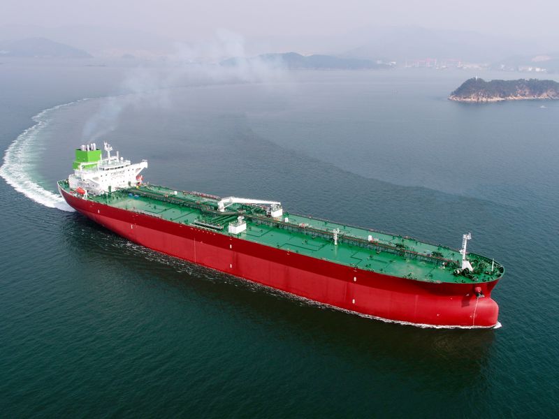 케이조선에서 건조한 11만5000t급 석유화학제품운반선. 케이조선 제공