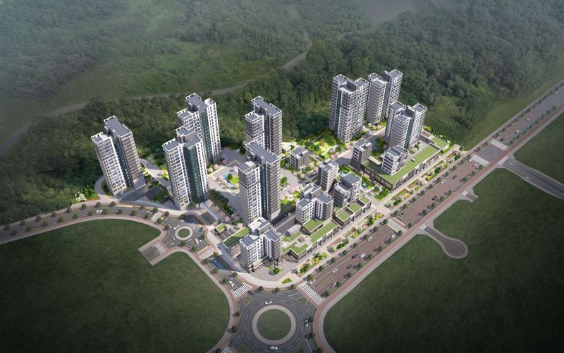 세종시 5-1생활권 L9블록 공동주택 조감도