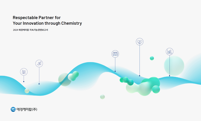 <span id='_stock_code_161000' data-stockcode='161000'>애경케미칼</span> 지속가능경영보고서 표지. 애경케미칼제공