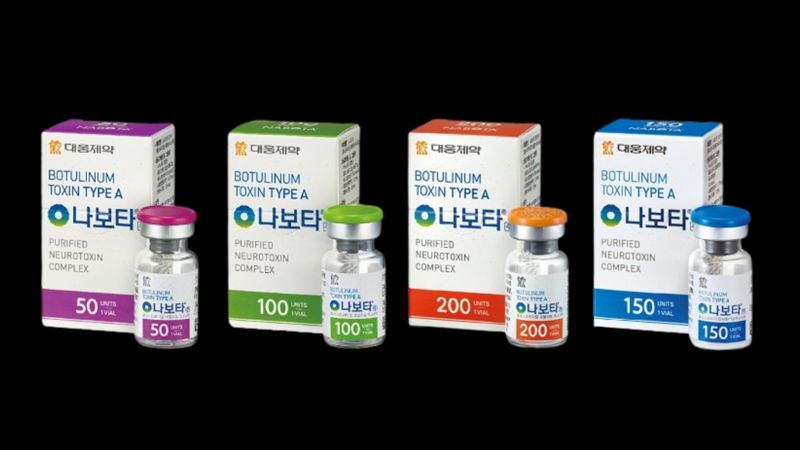 <span id='_stock_code_069620' data-stockcode='069620'>대웅제약</span>의 보툴리눔 톡신 '나보타' 제품 이미지. 대웅제약 제공