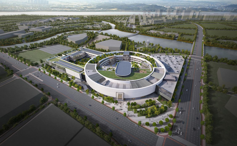 더현대 부산 조감도. HL D&I한라 제공