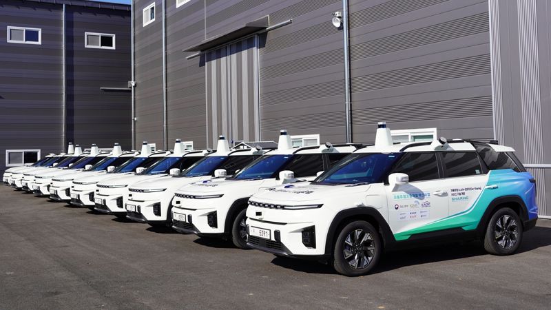 라이드플럭스가 운영하는 화성시 자율주행 카셰어링카. 라이드플럭스 제공