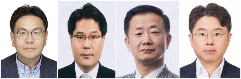 <span id='_stock_code_000810' data-stockcode='000810'>삼성화재</span>는 26일 2026년 정기 임원인사를 실시, 부사장 4명과 상무 7명을 승진시켰다고 밝혔다. 사진은 왼쪽부터 권종우, 김선문, 원동주, 한호규 삼성화재 신임 부사장.연합뉴스