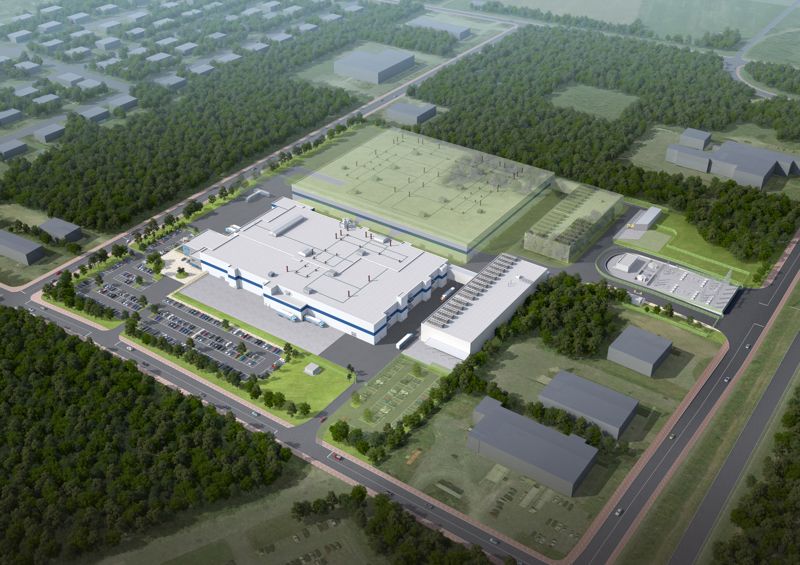 솔루스첨단소재 캐나다 전지박 공장 조감도. 솔루스첨단소재 제공