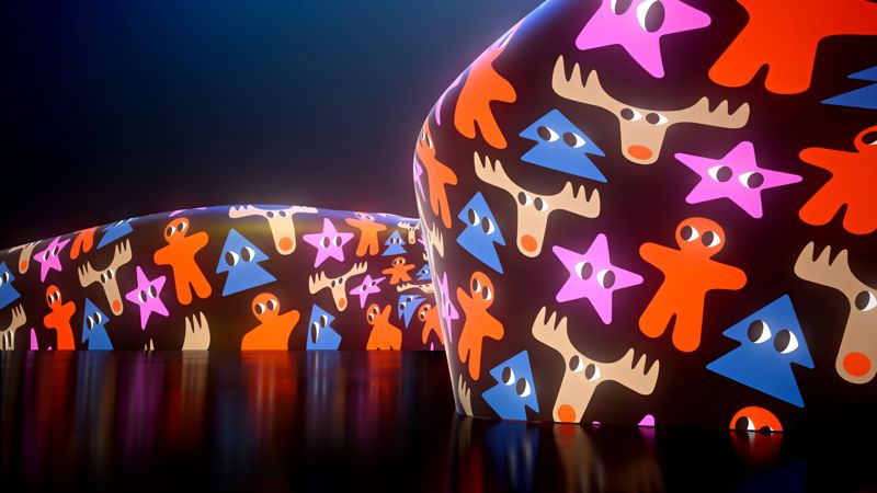 동대문디자인플라자(DDP)에 전시된 &#39;크리스마스 어드벤처&#39;의 모습. 서울시 제공