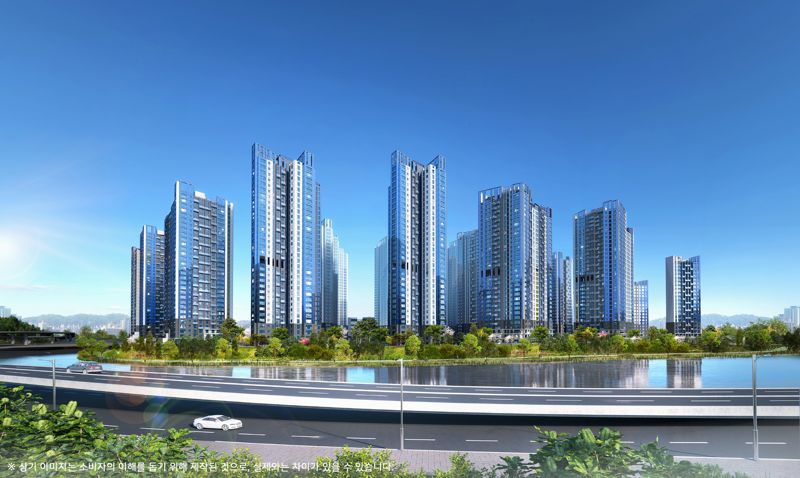 반포 래미안 트리니원 주경투시도. <span id='_stock_code_028260' data-stockcode='028260'><span id='_stock_code_028260' data-stockcode='028260'>삼성물산</span></span> 건설부문 제공