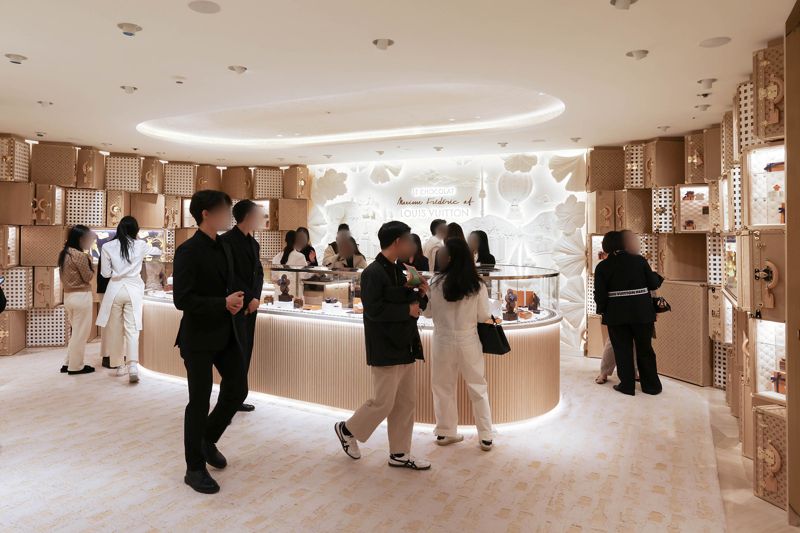 신세계백화점 본점 루이비통 매장. 신세계백화점 제공