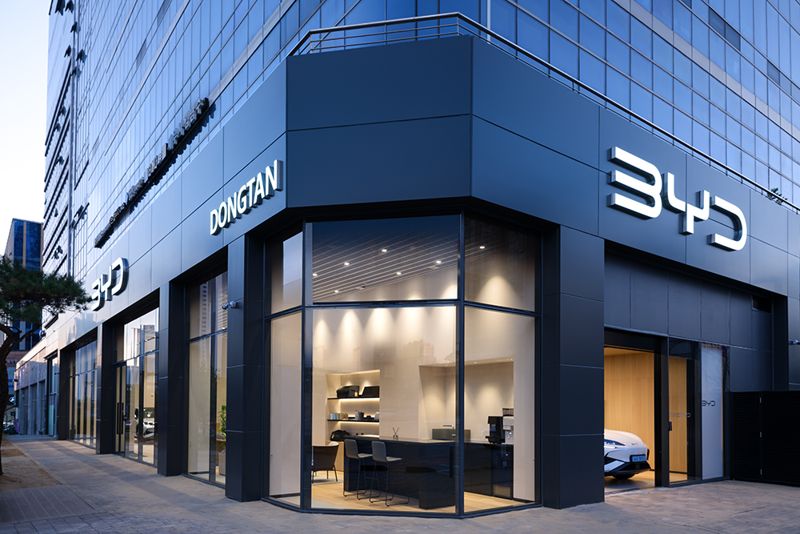 BYD Auto 동탄전시장 전경. BYD코리아 제공.